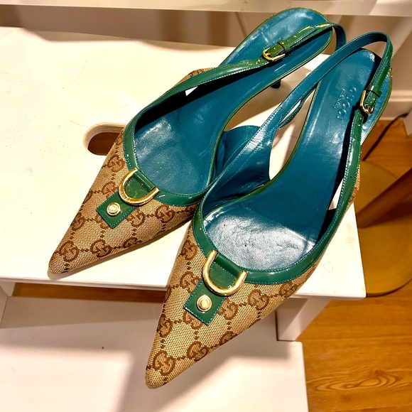 Gucci heel sling back - Picture 4 of 6